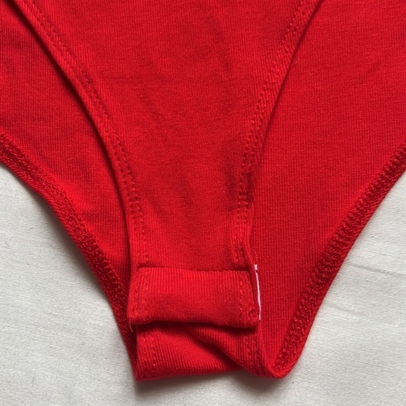 NWT MANGOPOP Long Sleeve Mock Turtle Neck Zip Up Bodysuit - Picture 10 of 10